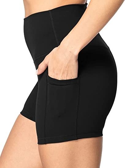 8" / 5" / 3" Biker Shorts for Women with Pockets, High Waisted Yoga Workout Shorts