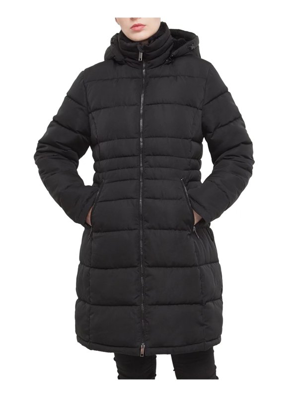Rokka&Rolla Women Heavy Long Winter Coat with Fleece Hood Parka Jacket, Female