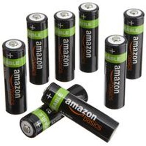 AmazonBasics AA镍氢充电电池 (8节装, 2000毫安时, 厂家已停产)