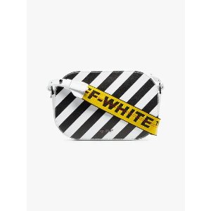 Off-White 条纹相机包
