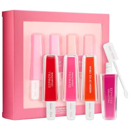 Museum of Ice Cream x Sephora Collection Let Them Eat Popsicles Lip Set