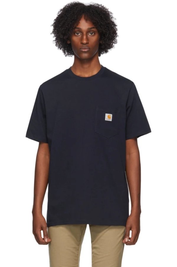 Navy Pocket T-Shirt