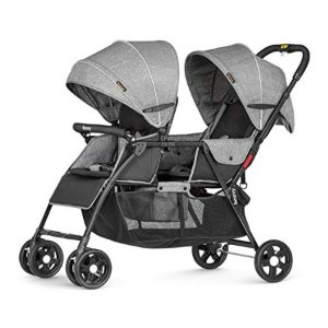 Besrey Double Baby Stroller Baby Tandem Stroller - Gray @ Amazon