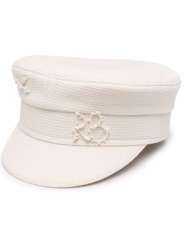logo-embellished baker hat