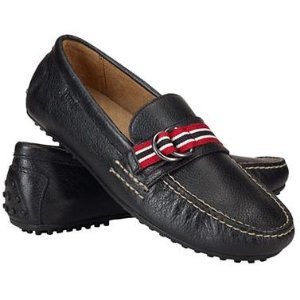 Polo Ralph Lauren Men's Willem Leather Ribbon Loafers