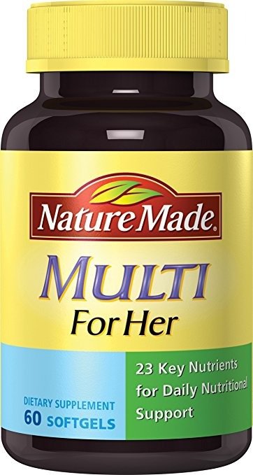Multi for Her Softgels - 23 Essential Vitamins & Minerals 60 Ct