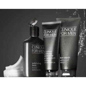 with Men's Skincare 3-Step Purchase @ Clinique 