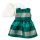 Doll Metallic Striped Jacquard Matching Fit And Flare Dress And Cape Set