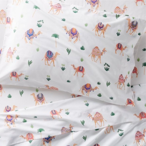 Seher Kids Organic Camel Patterned Pillowcase by John Robshaw + Reviews | Crate & Kids