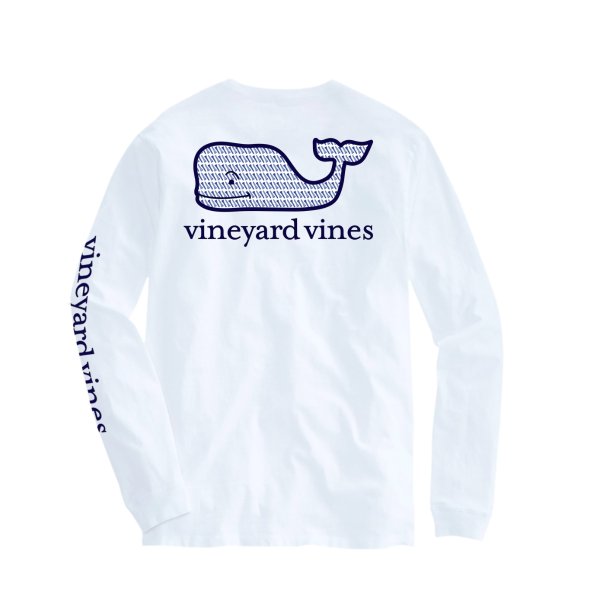 OUTLET Micro Tee Whale Fill Long-Sleeve Pocket Tee