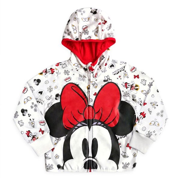 Minnie Mouse Zip Hoodie for Girls | shopDisney