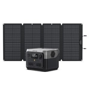 EcoFlow RIVER 2 Max Portable Power Station with 160W Solar Panel