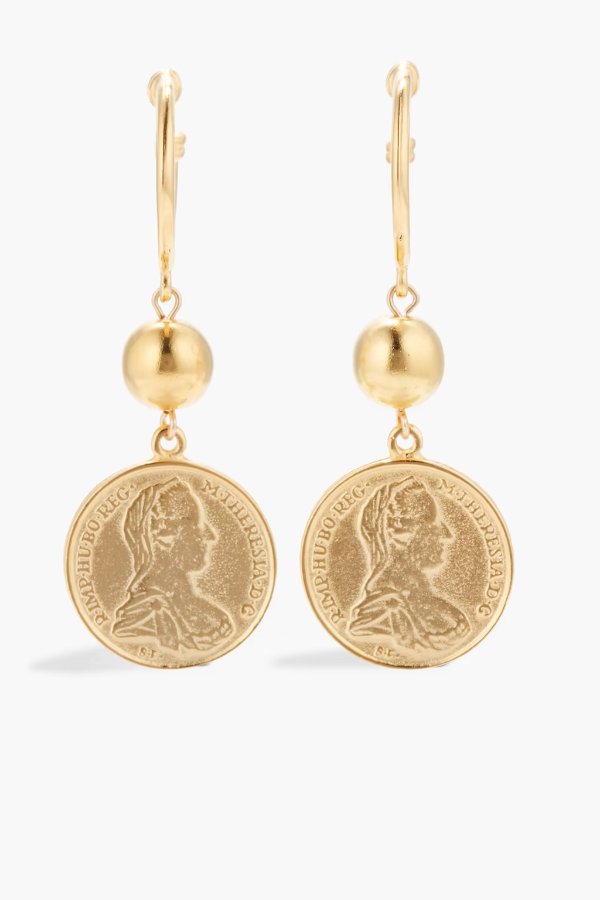24-karat gold-plated earrings