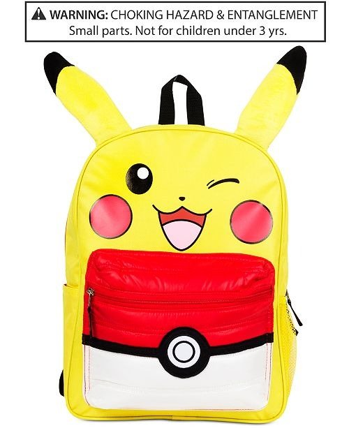 Pokemon Pikachu Backpack, Little Boys & Little Girls