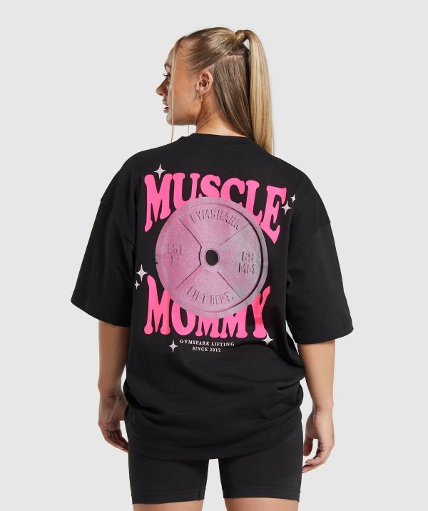 Muscle Mommy Graphic Boyfriend Fit T-Shirt