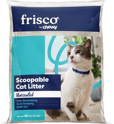 Multi-Cat Unscented Clumping Clay Cat Litter (Free Shipping) | Chewy