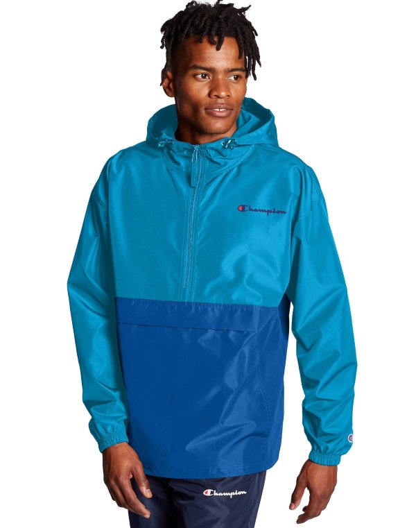 Colorblocked Packable Jacket