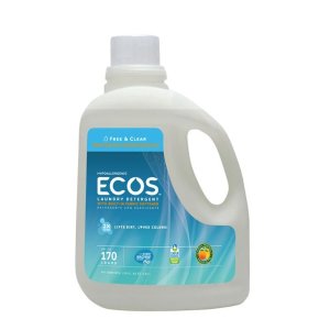 ECOS Liquid Laundry Detergent with Fabric Softener, 170 Loads