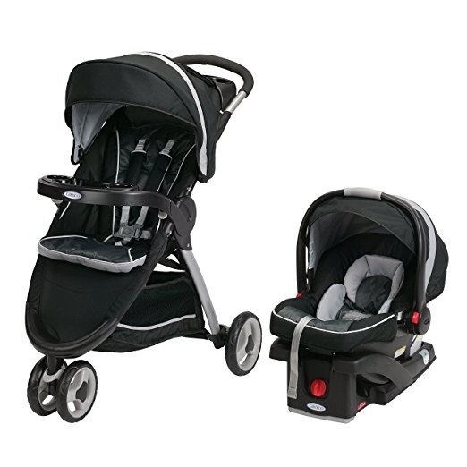 Fastaction Fold Sport Click Connect Travel System Stroller, Gotham, One Size
