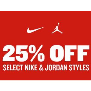 Select Nike & Jordan Styles at FinishLine