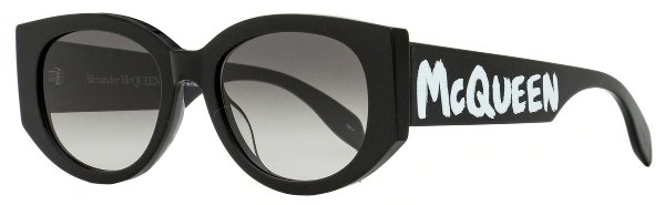 Women's Graffiti Logo Sunglasses AM0330S 001 Black 54mm