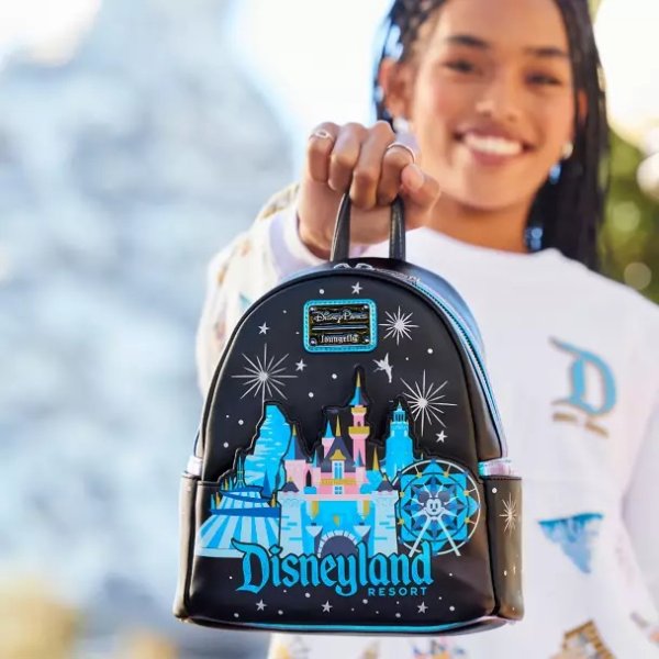 Disneyland Icons Loungefly Mini Backpack