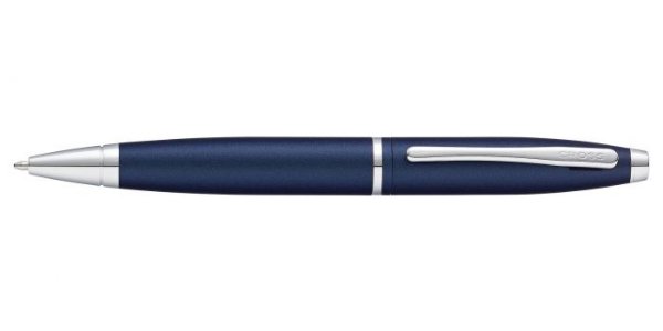Calais Matte Metallic Midnight Blue Ballpoint Pen