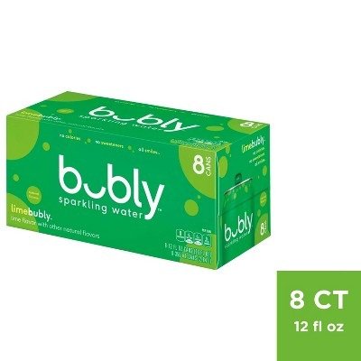 bubly Lime Sparkling Water - 8pk/12 fl oz Cans