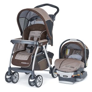 Chicco Cortina Stroller and Keyfit 30 Infant Car Seat & Base - Rattania