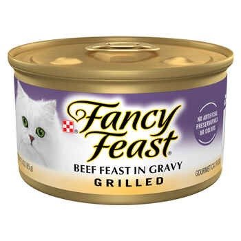Grilled Beef Feast Wet Cat Food 3 oz. Cans - Case of 24 | 1800PetMeds