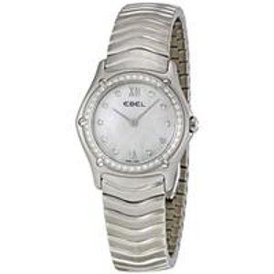 Ebel 1213882 Classic Wave Diamond Bezel Ladies Watch