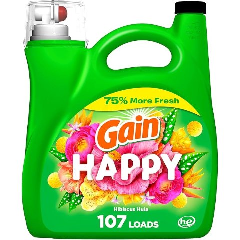 Happy, HE Compatible 洗衣液 154 fl oz