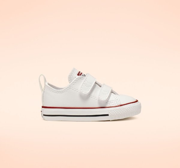 ​Chuck Taylor All Star Hook and Loop Leather Low Top Toddler Shoe..com