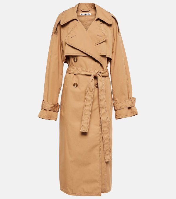 Ovvie cotton trench coat