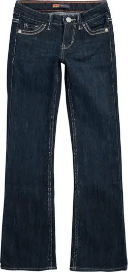 715 Thick Stitch Boot Cut Jeans