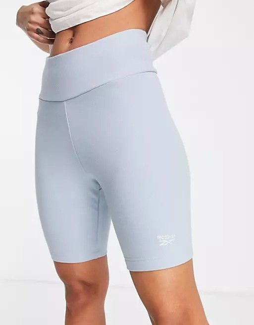 freestyle legging shorts in baby blue
