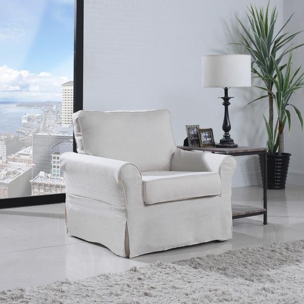 Griffin Classic Linen Fabric Chair