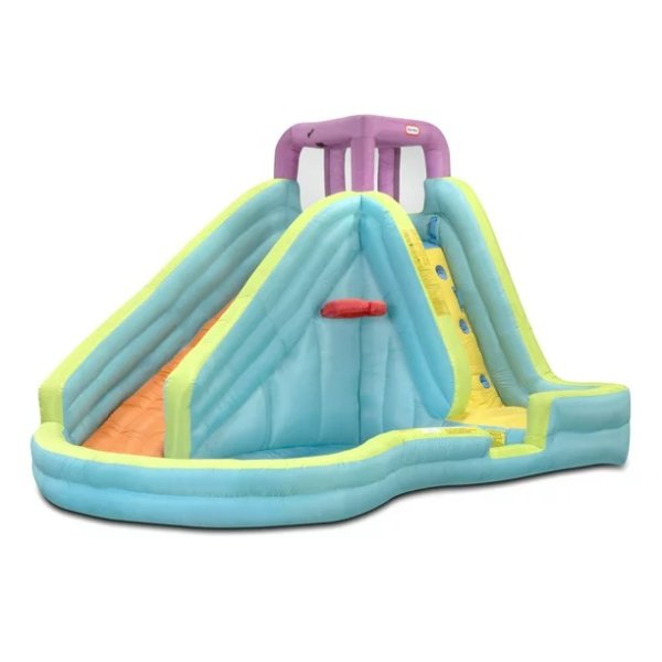 Slam 'n Curve Inflatable Water Slide with Blower