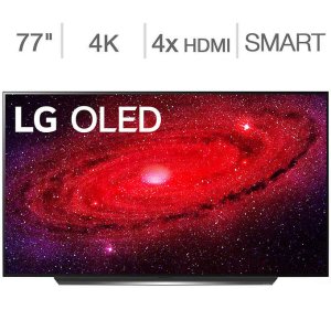 LG 77" Class - CX Series - 4K UHD OLED TV - $100 Allstate Protection Plan Bundle Included