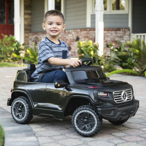 6V Kids Ride-On Car Truck Toy w/ RC Parent Control, 3 Speeds, Lights, Horn