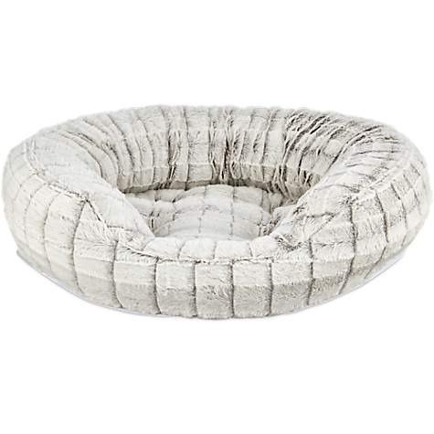 Faux Fur Cat Bed in Grey, 20" L x 18" W | Petco