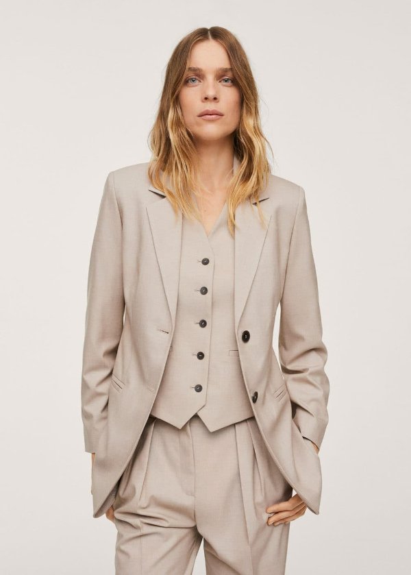 Patterned suit blazer - Women | OUTLET USA