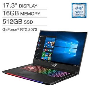 ASUS ROG Scar II GL704GW Gaming Laptop  (i7-8750H, 2070, 16GB, 512GB, 144Hz)RTX 2070 - 1080p