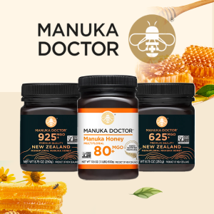 即将截止：Manuka Doctor麦卢卡蜂蜜大促，925MGO史低$39.6