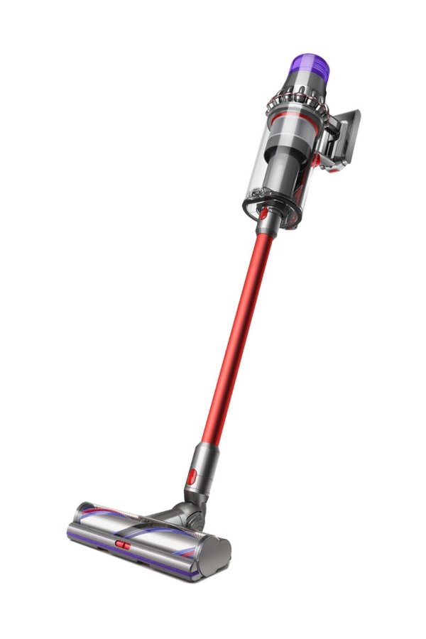 Outsize cordless vacuum cleaner red/nickel |