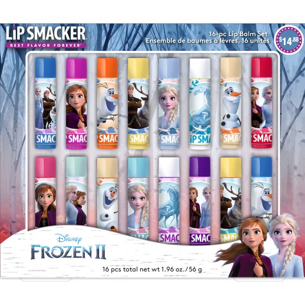 (73% Off Deal - Perfect Gift for Kids!) Lip Smacker Frozen 2 Lip Balm Vault, 16 Pieces