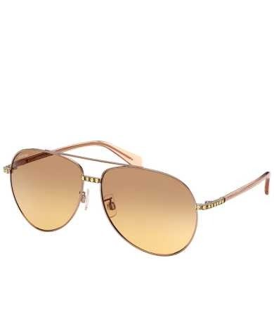 Swarovski Women's Rose Gold Aviator Sunglasses SKU: 5625294 UPC: 9009656252949