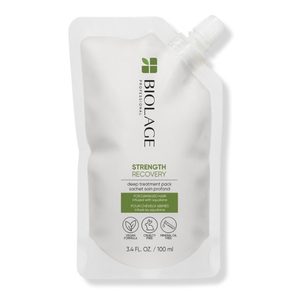 Strength Recovery Deep Treatment Mask for Damaged Hair - Biolage | Ulta Beauty