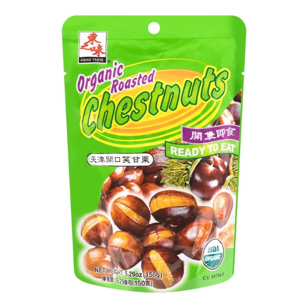 Asian Taste Roasted Organic Chestnut 150g