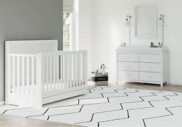 Luna 4-in-1 Crib with Drawer | buybuy BABY 